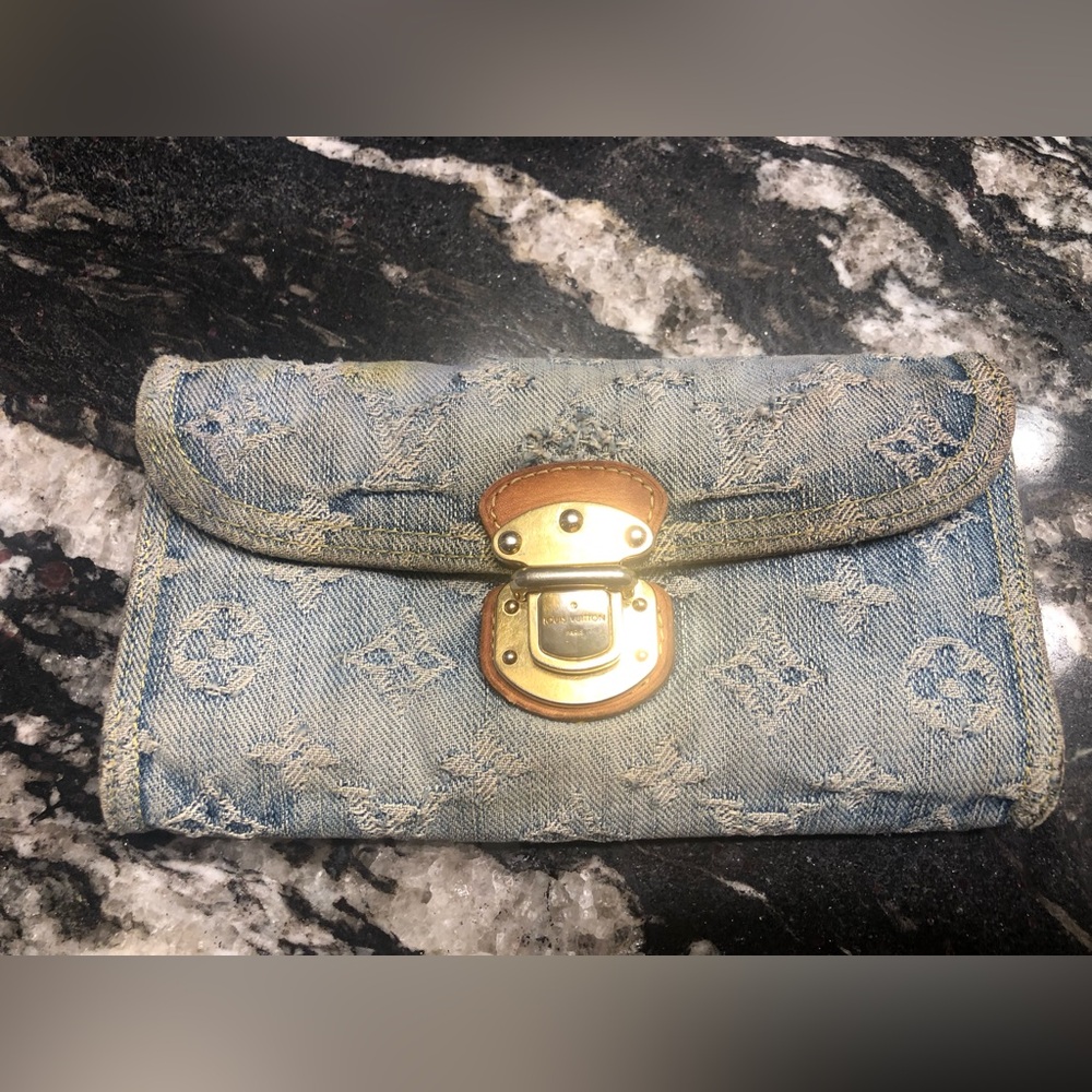 Louis Vuitton denim wallet